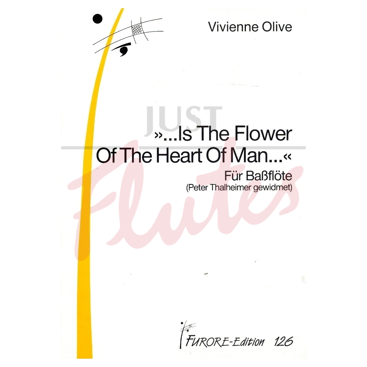 &quot;…Is the Flower of the Heart of Man…&quot; for Bass Flute